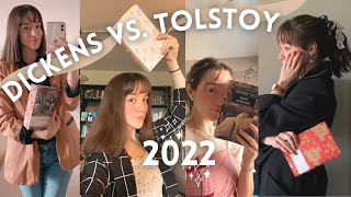 DICKENS VS TOLSTOY ⚔️ the great debate book club 2022 [upl. by Ettezel]