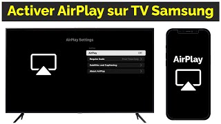 Comment activer AirPlay sur TV Samsung [upl. by Errehs679]