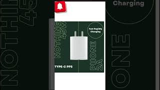 Nothing phone 2a charger  best charger for nothing 2a tech smartphone nothingphone unboxing [upl. by Raney222]