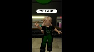 When you SING your ORDER meME ROBLOX shorts [upl. by Quinton]