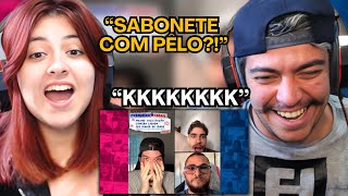 BISTECONE E GLEISON NO VAI DAR NAMORO 16 KKKKKKKK  REACT [upl. by Airdnekal]