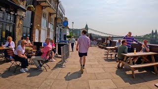 MustSee London River Walk Along Chiswicks Thames Path 4K [upl. by Betthezel367]