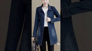 Denim jacket ideas for womens ❤shortstrendyviral [upl. by Burchett158]