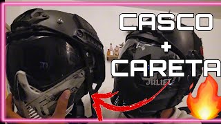 ¿Cómo usar casco y careta para jugar Paintball  Gotcha❗️Opinión y sugerencia personal❗️ [upl. by Nick]