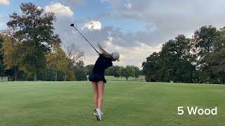 Anna Fort College Golf Recruiting Swing Video [upl. by Elaen18]