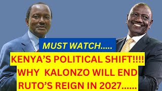 KENYA POLITICAL SHIFT  WHY KALONZO CAN WIN AND END RUTOS REIGN IN 2027 [upl. by Fuchs]