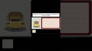 Pokemon Sword and Shield Ultimate Plus Cheat Codes ducumon pokemon cheat shorts shorts gba [upl. by Yelkrab]