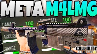 NEW M4LMG Best Gunsmith Build M4LMG Best Attachments COD Mobile  M4LMG Best Loadout CODM [upl. by Llenaej942]