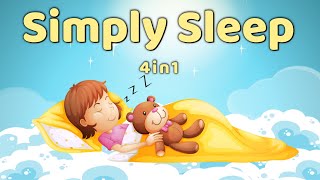 Sleep Meditations for Kids  SIMPLY SLEEP 4in1  Bedtime Sleep Stories for Children [upl. by Lorre492]