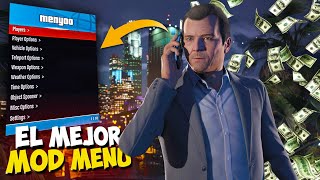 Como DESCARGAR e INSTALAR el MEJOR MOD MENU de MENYOO para GTA 5 en PC 2024 ÚLTIMA VERSION [upl. by Anauqahc]