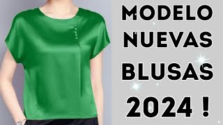 BLUSAS de MODA BONITAS 2024quot ESTILOS IDEAS de BLUSAS para MUJER [upl. by Bohannon]