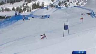 Alpine Skiing  Mens SuperG  Turin 2006 Winter Olympic Games [upl. by Inohs]