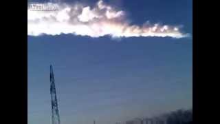 RUSSIAN METEORITE  EXPLOSION CAUGHT ON FILM  VOLUME WARNING [upl. by Foushee]