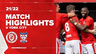 HIGHLIGHTS Brackley Town 1  0 York City  9th April 2022 [upl. by Atworth]