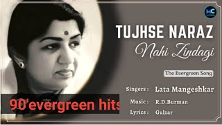 TUZSE NARAZ NAHI ZINDGI Bollywood songslatamangeshkarsongs [upl. by Latt102]