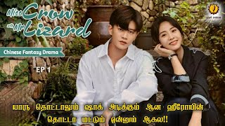 Miss crow with Mr lizard  Episode 1  Chinese Fantasy drama  Review in Tamil  Kavi Voice [upl. by Ziza]