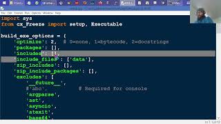 Python PY to EXE with cxFreeze [upl. by Anette]