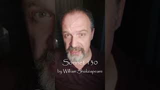 Sonnet 130 by William Shakespeare poetry shakespearesonnet [upl. by Eirahcaz]