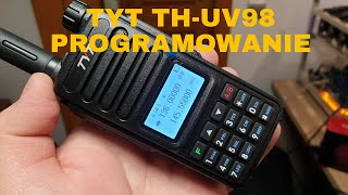 Radiotelefon TYT THUV98 Programowanie [upl. by Hahsia]