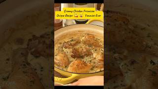 Creamy Chicken Fricassee Unique and Easy Recipe 😋😱🤤viralvideo shorts [upl. by Ssew]