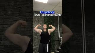 Back amp Biceps Formcheck Bulk Day 22 fitness gymexercises traintogether [upl. by Vardon143]