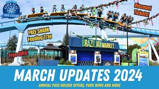 March 2024 SeaWorld Parks Pass Member Updates [upl. by Eelirak]