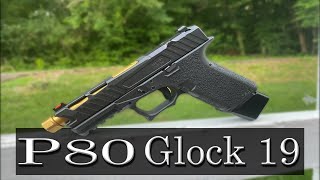 Polymer 80 p80 Glock 19 Build Ghost Gun [upl. by Manard]