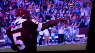 2010 Redskins vs Cowboys final 3 seconds of the game [upl. by Ailecec]