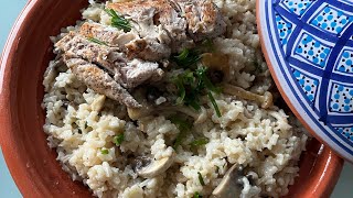 Simple Chicken Mushroom Risotto [upl. by Notkcorb431]