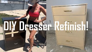 DIY Dresser Makeover For Less Than 100 [upl. by Gerladina]