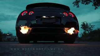 DS WESTWOOD FBO R35 GTR ECUTEK TUNED GODZILLA MODE POP AND BANGS FLAMES [upl. by White]