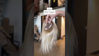 Hair toppers for short hair  Hair extensions for thin hair  Low density hair topper [upl. by Robertson]