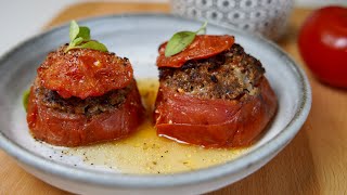 Tomates farcies de lété avec seulement 5 ingrédients recette facile [upl. by Mariano]