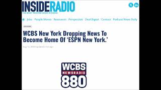 WCBS 880 New York  Steve Scott With Wayne Cabot  WCBS Dropping AllNews Format  August 12 2024 [upl. by Elynad344]