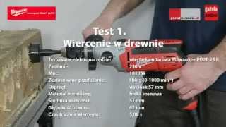 Test wiertarki udarowej Milwaukee PD2E 24 R [upl. by Gerhardt]