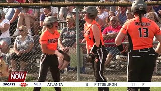 Div IV Softball Minster Fights Off Regional Finals Rally to Clinch First State Berth Since 2014 [upl. by Ikiv]