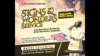 SIGNS AND WONDERS SERVICE 1ST SERVICE  10TH NOVEMBER 2024 [upl. by Portia]