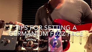 Tips for Setting a Germanium Fuzz Face [upl. by Aihcats926]