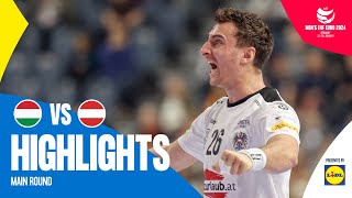 A late win AGAIN 😨  Hungary vs Austria  Highlights  Mens EHF EURO 2024 [upl. by Langham]