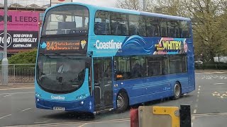 Service 843  Transdev Yorkshire Coastliner Wright Eclipse Gemini 2 2773 BF63 HCO [upl. by Janetta452]