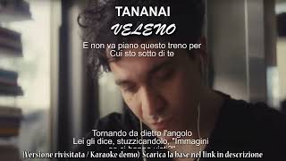 Tananai  VELENO Versione rivisitata  karaoke demo testo [upl. by Azile]