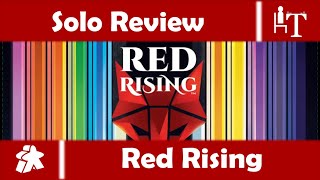 Red Rising Board Game  Solo Review [upl. by Ahseek]