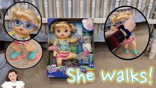 BRAND NEW Baby Alive Step n Giggles Baby Walking Baby Alive  Kelli Maple [upl. by Anaugal]