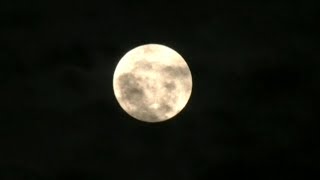 Rare blue supermoon captured above Sydney Opera House [upl. by Suryt]