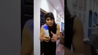 Se acabo el shampoo 🤣🤣 youtubeshorts comedy larin shorts [upl. by Anirtep]