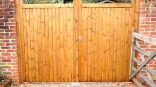 Wooden gates by quotWooden Gate Makersquot [upl. by Warfeld]