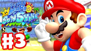 Super Mario Sunshine  Gameplay Walkthrough Part 3  Gelato Beach 100 Super Mario 3D All Stars [upl. by Aroz]