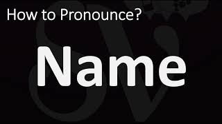 How to Pronounce Name CORRECTLY [upl. by Amocat]