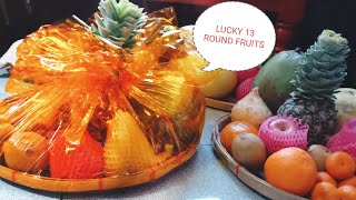 13 ROUND FRUITS IN A BASKET FOR NEW YEAR [upl. by Alohs]