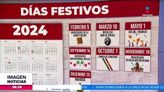 Estos son los días festivos del 2024  Noticias con Crystal Mendivil [upl. by Fortier]